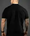 Erkek T-shirt Komik Multitasker Baskılı Kısa kol Tişört - Siyah