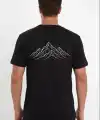 Erkek T-Shirt Nihilist Penguen Baskılı Bisiklet Yaka Kısa kol yazlık Tişört - Siyah