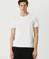 ERKEK  Tişört Basic Bisiklet Yaka Regular Kısa kol T-Shirt - Beyaz