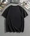 Erkek Tişört Dağ Grafikli Kısa kollu Yazlık T-shirt - Siyah