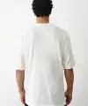 Erkek Tişört Düz Basic Penye Yazlık Bisiklet Yaka Kısa Kol T-Shirt - Beyaz