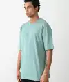 Erkek Tişört Düz Basic Penye Yazlık Bisiklet Yaka Kısa Kol T-Shirt - Mint Yeşili