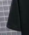 Erkek Tişört FUTRE Baskılı Kısa Kol Bisiklet Yaka T-shirt - Siyah