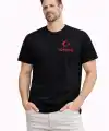 Erkek TÜRKİYE Ay Yıldız Baskılı Taraftar Forma T-Shirt - Siyah