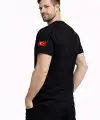 Erkek Türkiye World Cup 2026 Baskılı Tişört Futbol Temalı Forma T-Shirt - Siyah