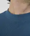 ERKEK Yazlık Tişört Bisiklet Yaka T-Shirt- Turkuaz