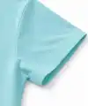 Genç Kız Çocuk V Yaka Tişört Model - Turkuvaz
