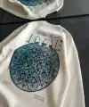 Kadın 3 İplik Pamuklu Bisiklet Yaka Baskılı SweatShirt - Beyaz