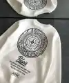 Kadın 3 iplik Pamuklu Bisiklet Yaka Baskılı SweatShirt - Beyaz