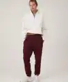 Kadın 3 İplik Pamuklu Oversize Yarım Fermuarlı Yakalı Basic Sweatshirt - Beyaz