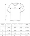kadın Bisiklet Yaka Baskılı Oversize T-Shirt - Beyaz