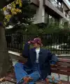 Kadın Jeans Detaylı Cıtcıtlı Ceket Mont - Lacivert