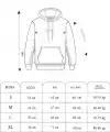 Kadın Kapüşonlu Kanguru Cepli 3 İplik Pamuklu Oversize Hoodie Sweatshirt - Lacivert