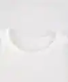 Kadın Kısa Kol Yazlık Tişört Bisiklet Yaka Baskılı Oversize T-Shirt - Beyaz
