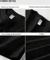 Kadın Kısa Kol Yazlık Tişört Bisiklet Yaka Baskılı Oversize T-Shirt - Siyah