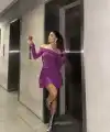 Kadın Mını Fırfırlı Elbise - Pembe