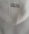 Kadın Oversize Kapüşonlu Cepli Baskılı 3 İplik Pamuklu Hoodie Sweatshirt - Beyaz