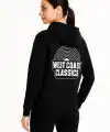 Kadın Oversize Kapüşonlu Cepli Baskılı 3 İplik Pamuklu Hoodie Sweatshirt - Siyah