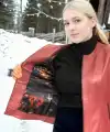 Kadın Premium Doğal Deri Ceket - Bordo