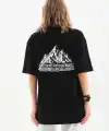 Kadın T-Shirt Penguen Baskılı Bisiklet Yaka Kısa kol yazlık Tişört - Siyah