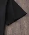 Kadın Tişört Shut Up Baskılı Kısa Kol Bisiklet Yaka T-Shirt - Siyah