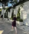 Kadın Yakalı Gömlek Kemerli Şortlu Alt-Üst Takım - Bordo