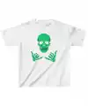 Unisex Çocuk Baskılı T-Shirt - Beyaz