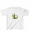Unisex Çocuk Baskılı T-Shirt - Beyaz
