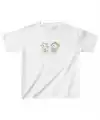 Unisex Çocuk Baskılı T-Shirt - Beyaz