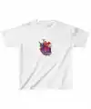 Unisex Çocuk Baskılı T-Shirt - Beyaz