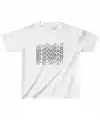 Unisex Çocuk Baskılı T-Shirt - Beyaz