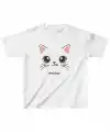 Unisex Çocuk Baskılı T-Shirt - Beyaz