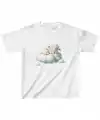 Unisex Çocuk Baskılı T-Shirt - Beyaz