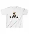 Unisex Çocuk Baskılı T-Shirt - Beyaz