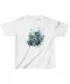 Unisex Çocuk Baskılı T-Shirt - Beyaz