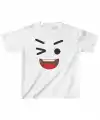 Unisex Çocuk Baskılı T-Shirt - Beyaz