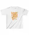 Unisex Çocuk Baskılı T-Shirt - Beyaz