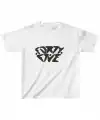 Unisex Çocuk Baskılı T-Shirt - Beyaz