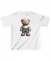 Unisex Çocuk Baskılı T-Shirt - Beyaz