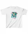 Unisex Çocuk Baskılı T-Shirt - Beyaz