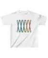 Unisex Çocuk Baskılı T-Shirt - Beyaz
