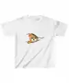 Unisex Çocuk Baskılı T-Shirt - Beyaz