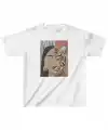 Unisex Çocuk Baskılı T-Shirt - Beyaz