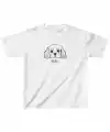 Unisex Çocuk Baskılı T-Shirt - Beyaz