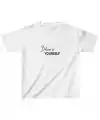 Unisex Çocuk Baskılı T-Shirt - Beyaz