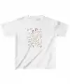 Unisex Çocuk Baskılı T-Shirt - Beyaz