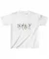 Unisex Çocuk Baskılı T-Shirt - Beyaz