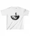 Unisex Çocuk Baskılı T-Shirt - Beyaz