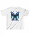 Unisex Çocuk Baskılı T-Shirt - Beyaz
