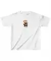 Unisex Çocuk Baskılı T-Shirt - Beyaz